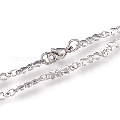 Bracciali a maglie in acciaio inossidabile 304 anti-ossidazione&nbsp;BJEW-G596-02P