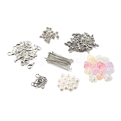 DIY-Set zur Herstellung von Engelanhängern aus ABS-Kunstperlen&nbsp;DIY-FP0001-44