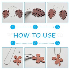DIY baumeln Ohrring Makings&nbsp;DIY-PH0027-31P