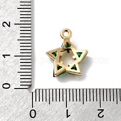 Ottone micro spianare fascino zirconi&nbsp;KK-Z131-13G