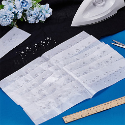 7 Stück Glas-Hotfix-Strass.&nbsp;DIY-FG0001-42C
