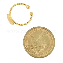 Anelli a polsino aperto in acciaio inossidabile 304 per donna&nbsp;LS-RJEW-G338-09G