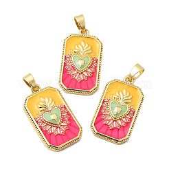 Pendentifs d'émail en laiton &nbsp;X-KK-L190-008G-03