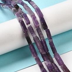 Natürliche Lepidolith / lila Glimmer Steinperlen Stränge&nbsp;G-E612-C05-A