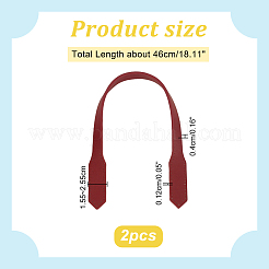 Taschenriemen aus PU-Kunstleder zum Annähen&nbsp;FIND-WH0110-495B