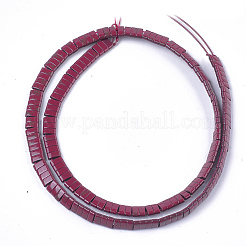 Perles d'hématite synthétiques non magnétiques peintes par pulvérisation&nbsp;G-T124-02D