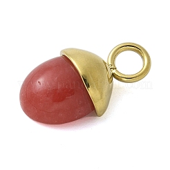 Anhänger aus natürlichem Karneol (gefärbt und erhitzt)&nbsp;STAS-L277-07G-08