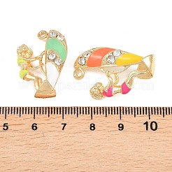 Pendentifs d'émail en alliage&nbsp;FIND-C090-02KCG