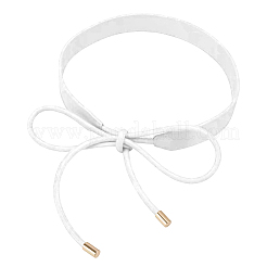 Bandas de cintura envolventes de cuero sintético con lazo&nbsp;AJEW-WH20054-086B