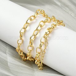 5 mm lange Messing-Kabelkettenhalsketten für Damen&nbsp;NJEW-K271-05G