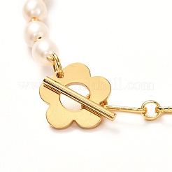 Bracciali con perline di perle naturali per il regalo delle donne della ragazza&nbsp;BJEW-JB06821