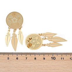 Pendientes de botón de acero inoxidable 304&nbsp;EJEW-U045-01G