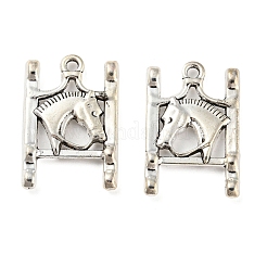 Tibetischer stil Aluminium Anhänger & Charms&nbsp;TIBE-P001-04AS