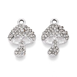 Colgantes de rhinestone de aleación de chapado en rack&nbsp;PALLOY-T091-26M-P