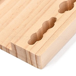 Plateau de rangement d'outils de support de peinture de diamant de bricolage en bois&nbsp;DIY-L058-A03