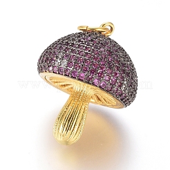 Colgante micropavé cubic zirconia de latón&nbsp;ZIRC-L085-80BG