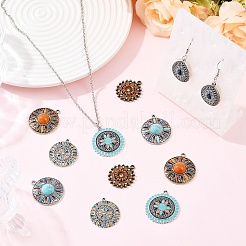 Pendentifs d'émail en alliage&nbsp;ENAM-YW0006-56