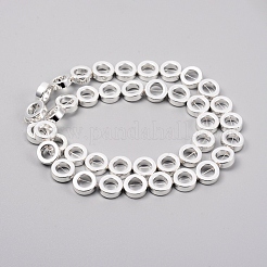 Galvanisierte nichtmagnetische synthetische Hämatitperlenrahmenstränge&nbsp;G-F682-05-S