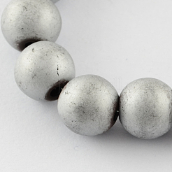 Non magnetici perle ematite sintetico fili&nbsp;G-Q933-6mm-03