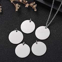 Pendentifs en acier inoxydable 201 résistant au ternissement&nbsp;STAS-S105-T637-1-20