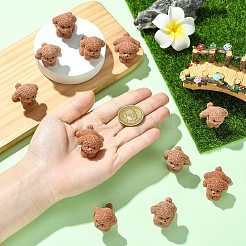 20 Stück 4 Stile Mini-Hundeornamente aus Harz&nbsp;RESI-CJ0004-84