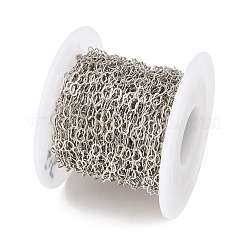 Catene a maglie a cuore in ottone&nbsp;KK-CBAC547-03P