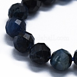 Fili di perle di cianite naturali tinti e riscaldati&nbsp;G-G927-41