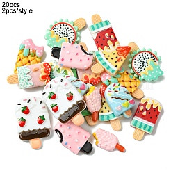 20 Stück 10 Arten Harz Cabochons&nbsp;CRES-YW0001-30
