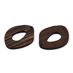 Anhänger aus natürlichem Wengeholz&nbsp;WOOD-T023-59