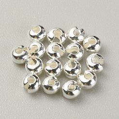 925 Crimpperlenabdeckungen aus Sterlingsilber&nbsp;FIND-WH0120-53A