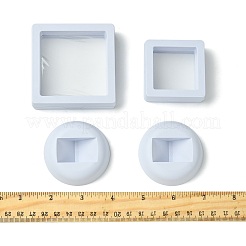 4 supporto per espositore con cornice galleggiante 2D in plastica&nbsp;ODIS-FS0001-02A