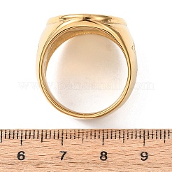 Fingerringe aus Edelstahl 304&nbsp;RJEW-F201-07G