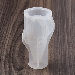 Moules à bougies en silicone à faire soi-même en forme de gnome de Noël&nbsp;LS-SIMO-H021-02B