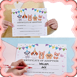 Tieradoptionskarte aus Papier&nbsp;AJEW-WH0485-14