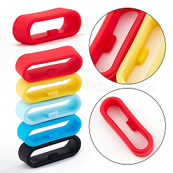 36 Stück 9 Farben Silikon-Ersatzarmbandschlaufen für Uhrenarmbänder&nbsp;SIL-GF0001-10