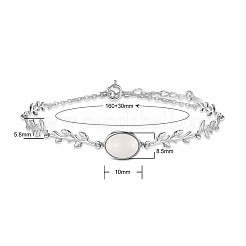 925 Sterling Silber Link Armbänder&nbsp;JB690A
