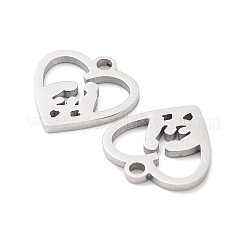 Anlaufgeschützte Charms aus chirurgischem Edelstahl 316&nbsp;STAS-Q314-20P