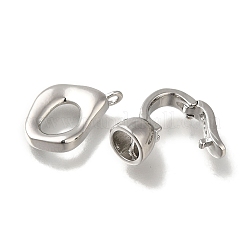 Messing Micro Pave klare Zirkonia Falte über Verschlüsse&nbsp;KK-H480-39P