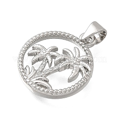 Colgante micropavé cubic zirconia de latón&nbsp;KK-D431-002P
