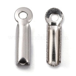 Anlaufgeschützte 201 Edelstahl-Klappkabelenden mit Crimp-Verschluss&nbsp;X-STAS-R055-07