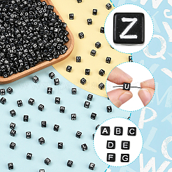 1000pcs perles acryliques opaques&nbsp;MACR-SC0002-43A