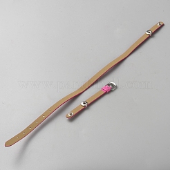Kunstleder Kabel Armbänder&nbsp;BJEW-WH0030-04A
