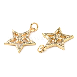 Ottone micro spianare pendenti zirconi&nbsp;KK-P236-18G