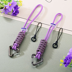 Decorazioni pendenti con corde in poliestere&nbsp;HJEW-TADJ0022-01B