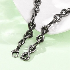 Unisex-Halsketten aus Edelstahl 304&nbsp;NJEW-C115-10AS
