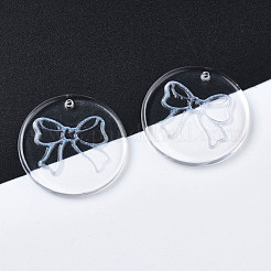 Transparente Harzanhänger&nbsp;RESI-N030-006D