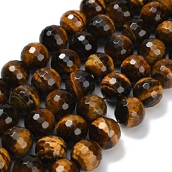 Natürlichen Tigerauge Perlen Stränge&nbsp;G-C280-B21-12mm