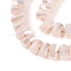 Chapelets de perles en verre opaque électrolytique&nbsp;EGLA-N022-09A-C04