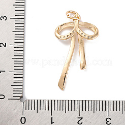 Crémaillère en laiton plaqué micro pavé de zircones cubiques&nbsp;KK-Z082-15G