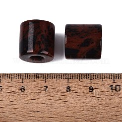 Europäische Naturperlen aus Mahagoni-Obsidian&nbsp;G-P520-05D